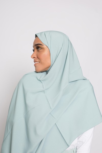 Water green medina silk hijab