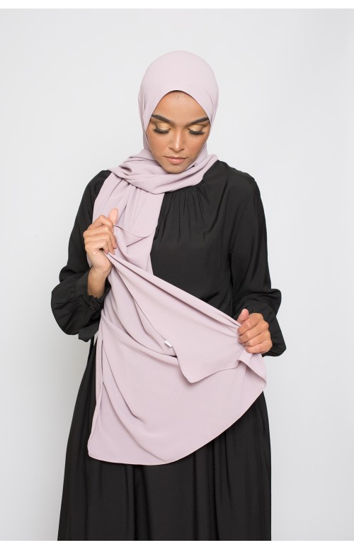 Hijab premium lilas printemps été boutique pour femme musulmane