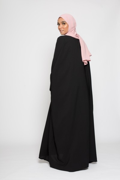 abaya saudita negra