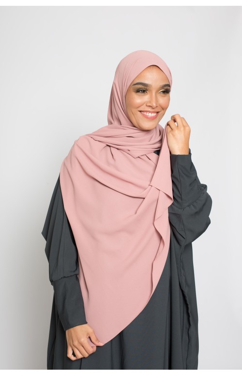 Abaya longue et large grise nouvelle collection ramadan boutique hijab