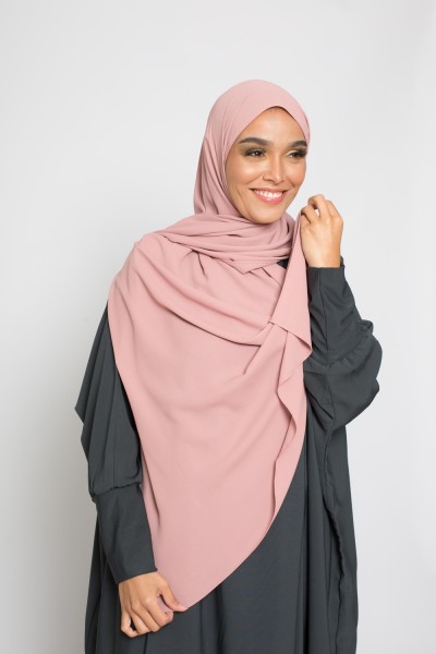 Abaya longue et large grise nouvelle collection ramadan boutique hijab