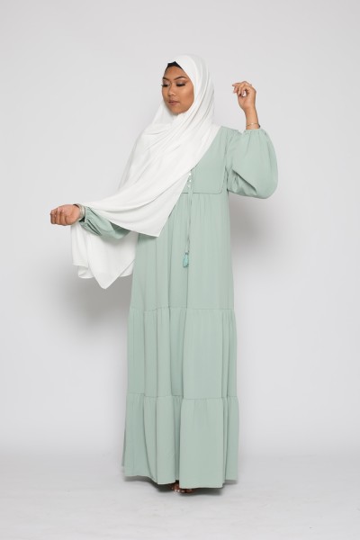 Hijab de seda medina blanco roto