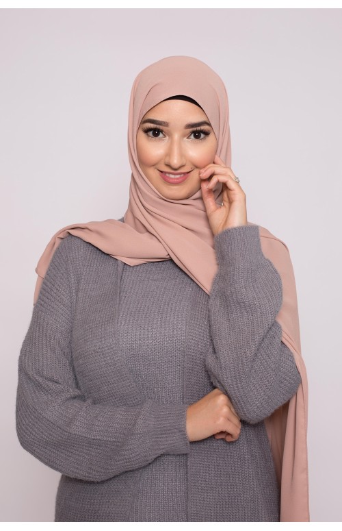 Ensemble 3 pièces gris d'hiver pour femme boutique hijab et prêt à porter musulman pas cher et moderne
