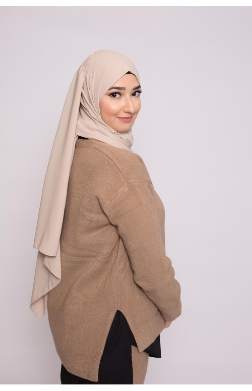 Hijab soie de médine natural