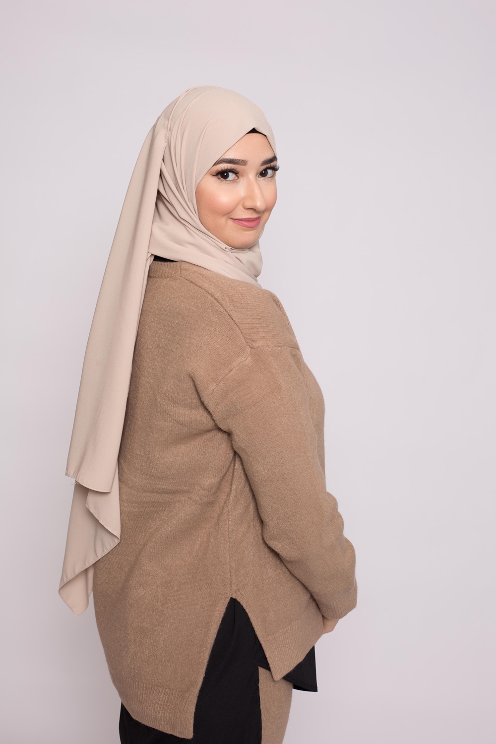 Hijab soie de médine natural