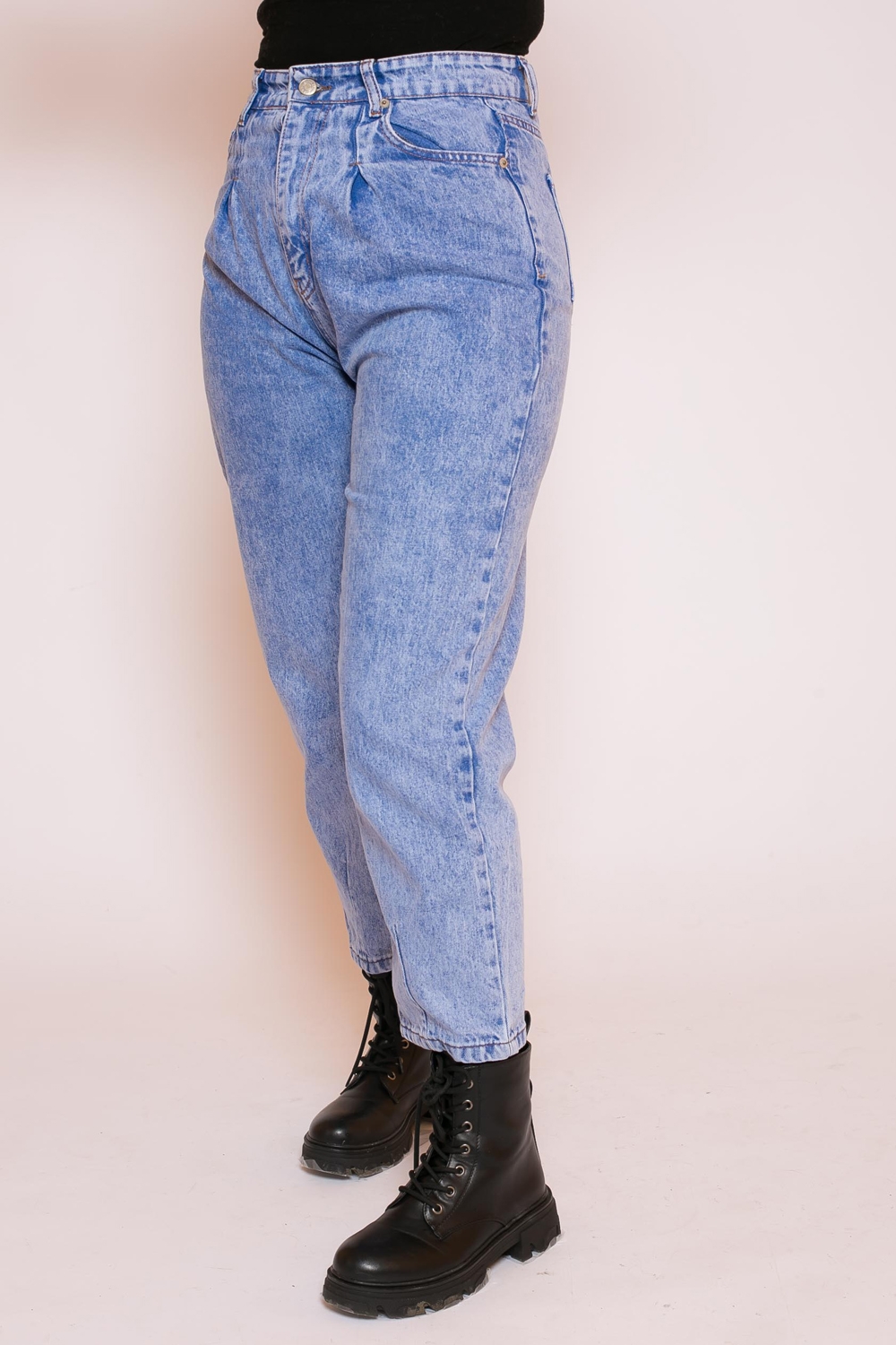 Jeans slouchy bleu