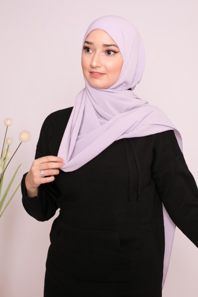 Hijab sedef krinkle lila