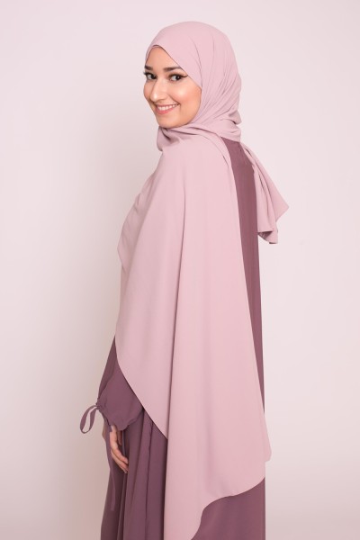 Hijab aus Medina-Seide in Rosa-Flieder
