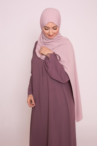 Hijab aus Medina-Seide in Rosa-Flieder