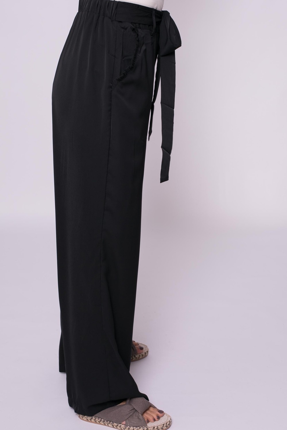 Pantalon large été noir boutique hijab femme musulmane