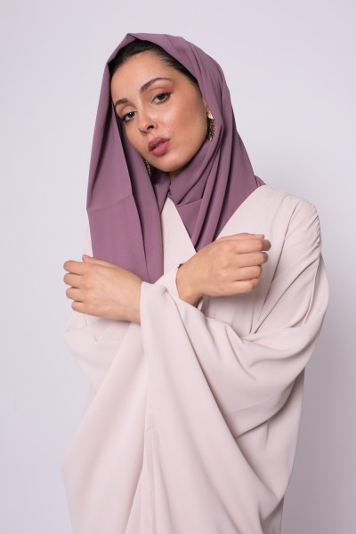Hijab aus Medina-Seide in Pflaume