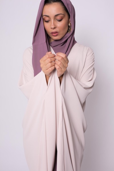 Plum medina silk hijab