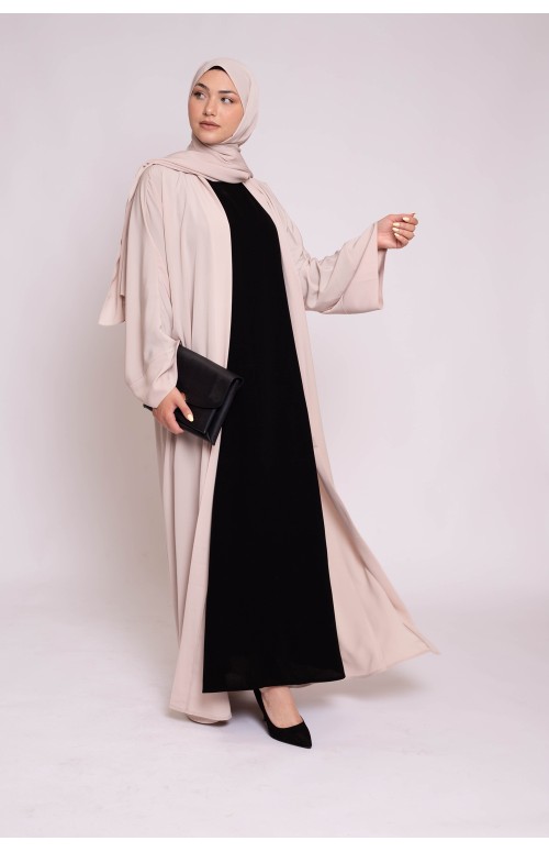 Robe sans manche noir collection femme musulmane boutique hijab