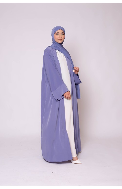 Ensemble kimono hijab denim collection création dubai 