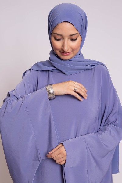 Abaya hijab kristal denim nouveautés mode musulmane boutique pour femme