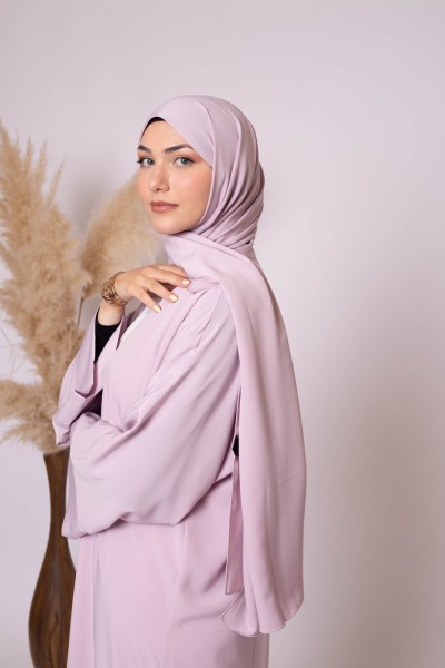 Hijab kristal pink lilac