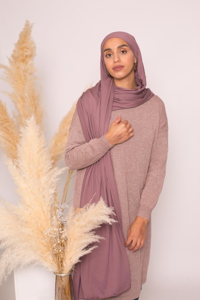 Hijab jersey lux soft plum