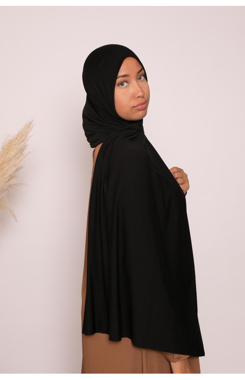 Hijab jersey lux soft noir