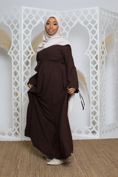 Abaya medina chocolate
