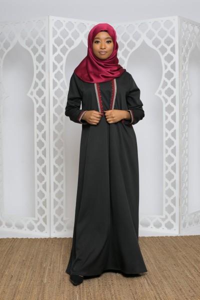 Black ethnic chic dress
