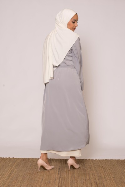 kimono long brodé création pour femme musulmane boutique hijab modeste