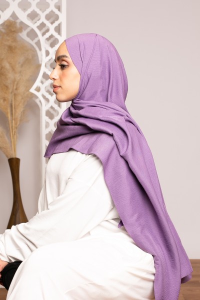 Hijab coton lavande nouvelle collection boutique musulmane