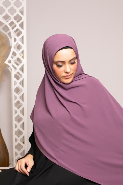 Hijab aus Medina-Seide lila