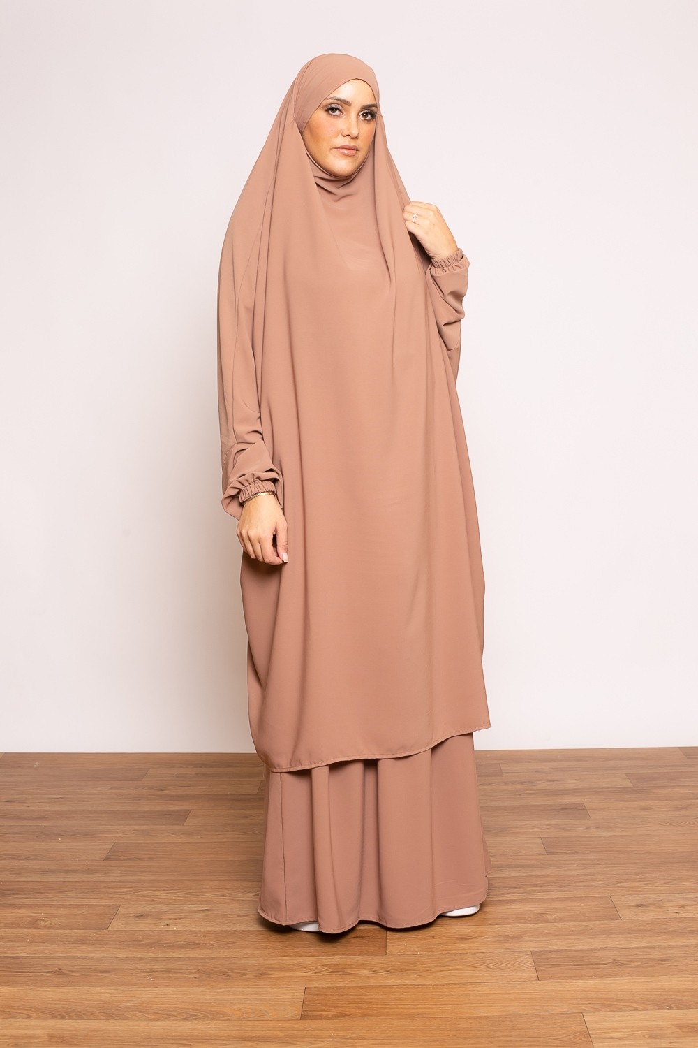 Jilbab médina égyptien chataigne boutique islamique