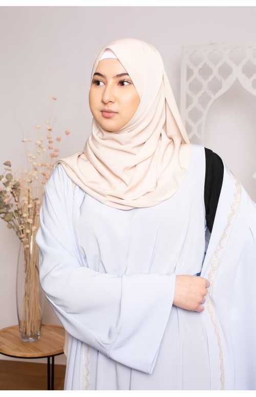 Robe sans manche bleu boutique hijab