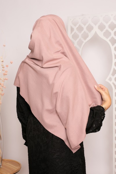 Hijab coton vieux rose foncé