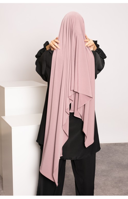 Hijab premium sandy jersey taupe rosé