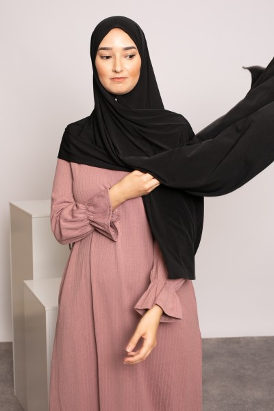 Hijab Premium-Sand-Jersey schwarz