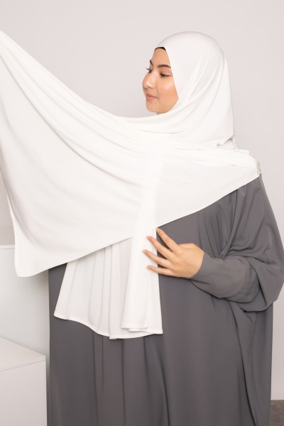 Hijab jersey arena premium blanco roto