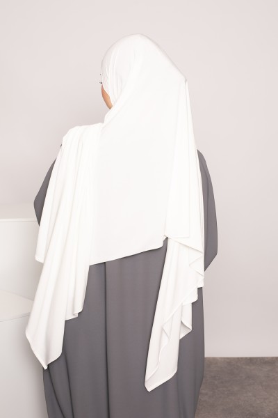 Hijab Premium-Sand-Jersey Off-White