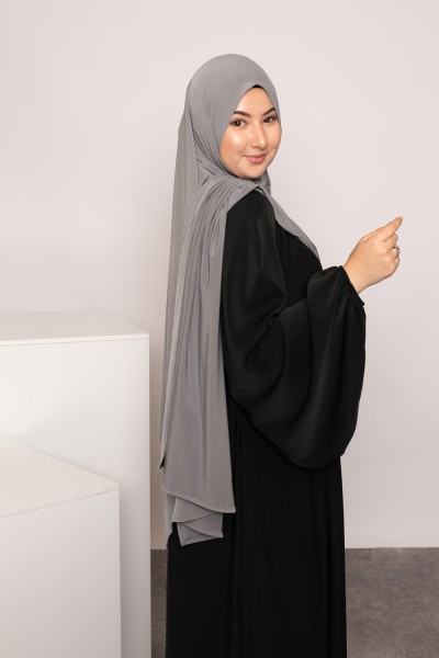 Hijab Premium Sand Jersey grau