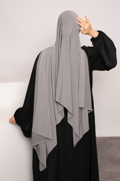 Hijab Premium Sand Jersey grau