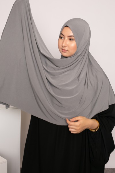 Hijab premium arena jersey gris