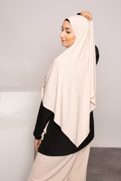 Hijab premium sandy jersey beige