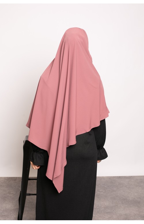 Khimar soie de médine prune prêt à porter pour femme musulmane hijab shop modeste fashion
