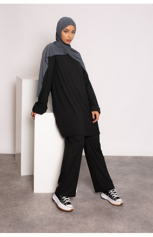 Ensemble pantalon pull pour hiver femme musulmane boutique hijab