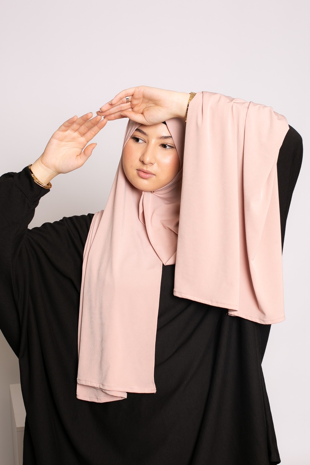 Hijab jersey arena premium rosa claro