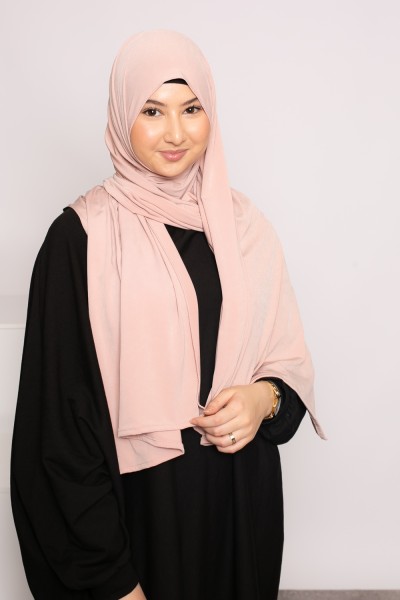 Hijab premium sandy jersey light pink