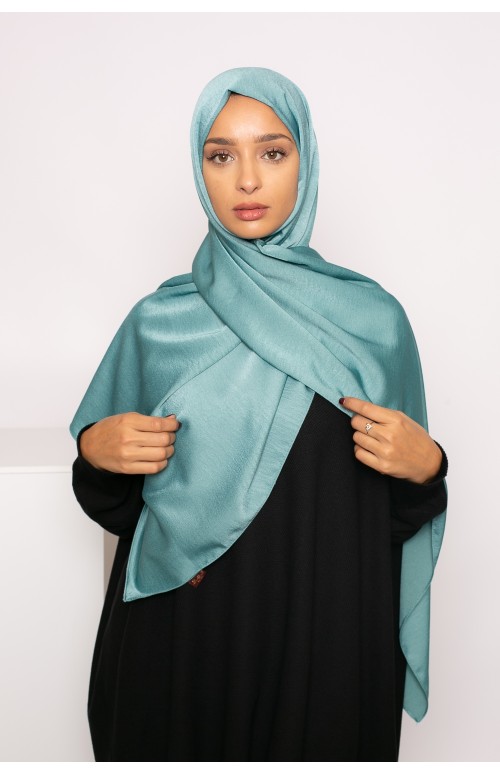 hijab premium glossy vert 