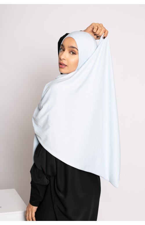 Hijab jersey soft bleu clair