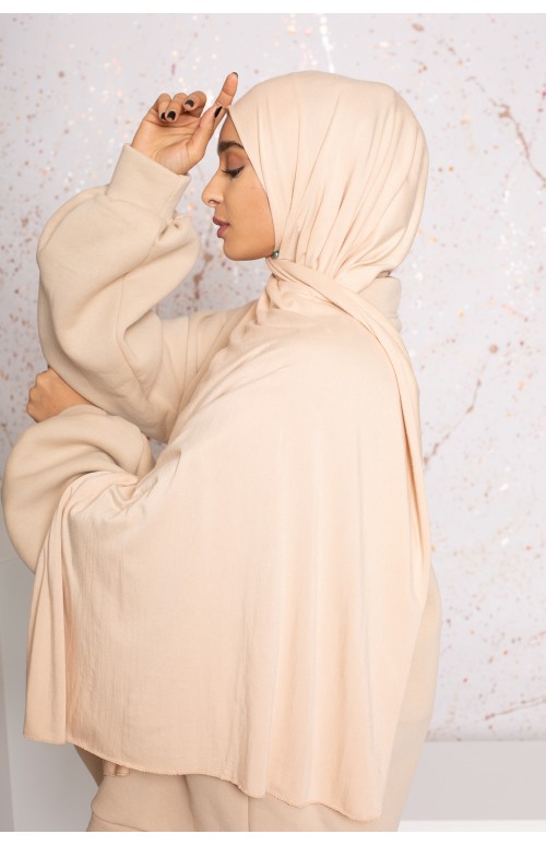 Hijab jersey soft beige