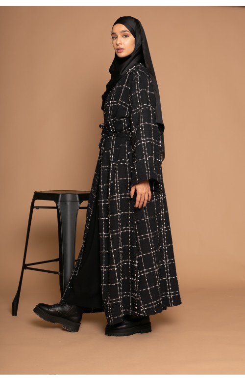 Kimono manteau noir 