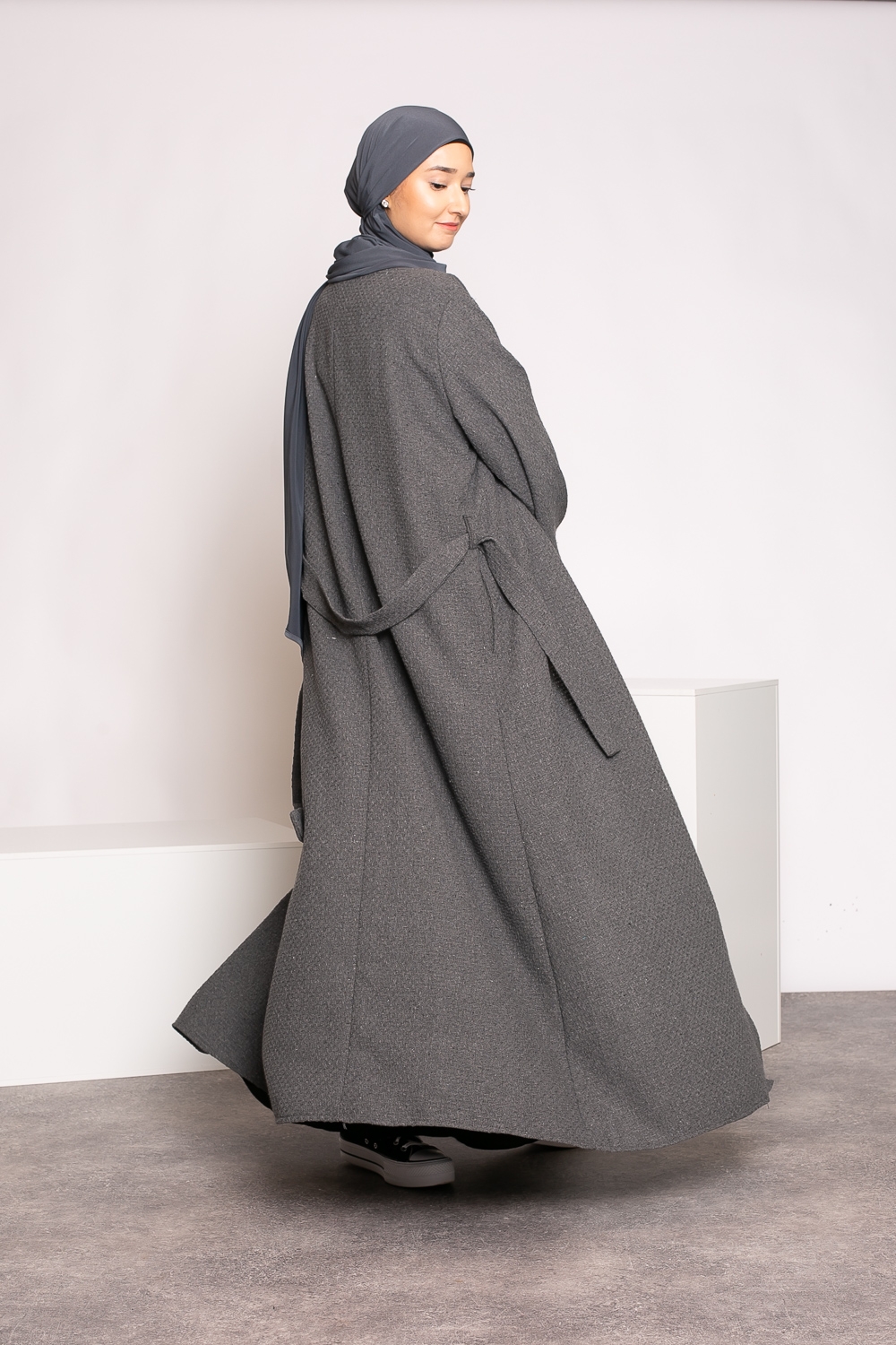 Kimono manteau gris