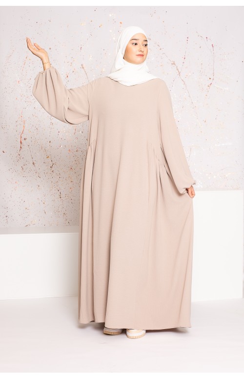 Abaya ample manche bouffante tenue légiféré musulmane