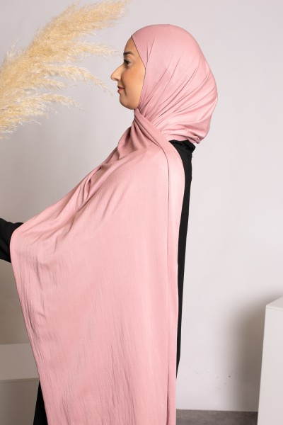 Hijab-Jersey zartrosa