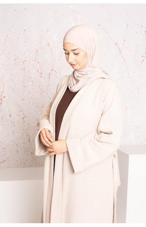 Kimono manteau hiver pour femme musulmane
